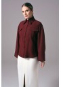 Burgundowa koszula damska do pracy Power Utility | Aleks Kaeber